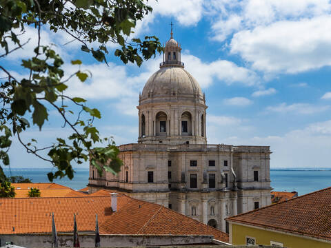 Kirche von Santa Engracia, Lissabon, Portugal, lizenzfreies Stockfoto