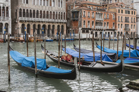 Gondelhafen, Venedig, Italien, lizenzfreies Stockfoto