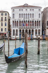 Gondola port, Venice, italy - LJF00524