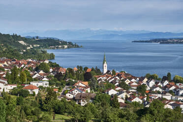 Blick über Sipplingen und den Bodensee, Deutschland - ELF02042