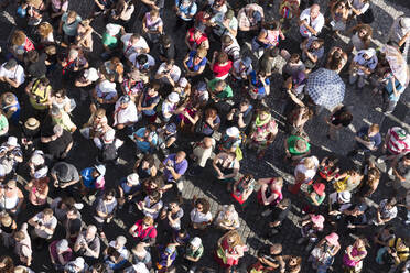 High angle view of crowd on commons - BLEF12721