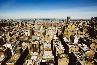 Aerial view of New York cityscape, New York, United States - BLEF12873