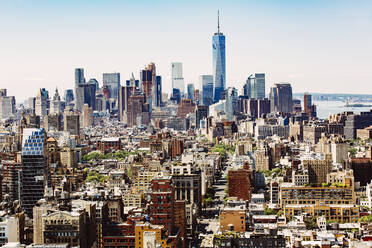 Luftaufnahme der Stadt New York, New York, Vereinigte Staaten - BLEF12875
