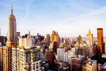 Luftaufnahme der Stadt New York, New York, Vereinigte Staaten - BLEF12901