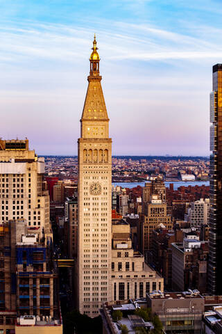 Luftaufnahme der Stadt New York, New York, Vereinigte Staaten, lizenzfreies Stockfoto