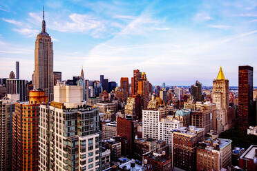 Aerial view of New York cityscape, New York, United States - BLEF12907