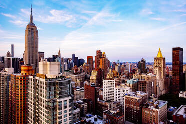 Luftaufnahme der Stadt New York, New York, Vereinigte Staaten - BLEF12907