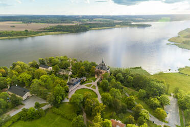 Schloss Vik und See Mälaren, Uppsala, Schweden - TAMF01981