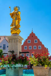 Mariensäule vor klarem blauen Himmel in Bayern, Deutschland - SPCF00431