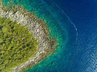 Luftaufnahme der Küste von Lefkada, Griechenland. - AAEF00280