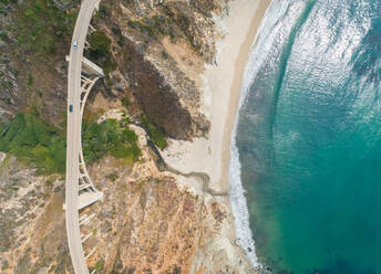 Luftaufnahme der Bixby Creek Bridge, Kalifornien, USA. - AAEF00389