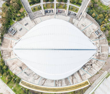 Luftaufnahme des olympischen Velodrom-Stadions in Athen, Griechenland - AAEF00865