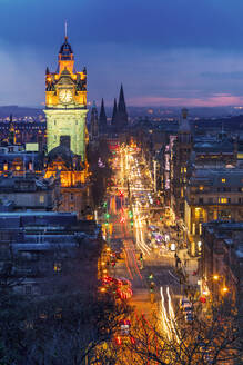 Princes Street, UNESCO-Welterbestätte, Edinburgh, Schottland, Vereinigtes Königreich, Europa - RHPLF00131