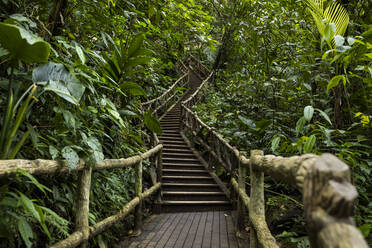Treppe am La Fortuna-Wasserfall, La Fortuna, Costa Rica - MAUF02721