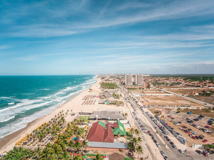 Luftaufnahme des Strandes von Fortaleza, Brasilien. - AAEF01539