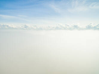 Aerial view of the bright cloudy sky of Estonia. - AAEF02044