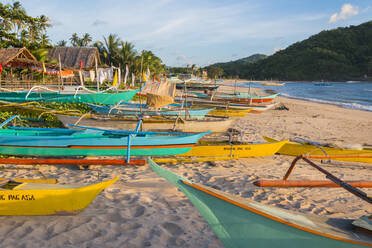 Nacpan Beach, El Nido, Palawan, Mimaropa, Philippinen, Südostasien, Asien - RHPLF00266