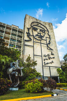 La Plaza de la Revolucion mit Che Guevara, La Habana (Havanna), Kuba, Westindien, Karibik, Mittelamerika - RHPLF00319