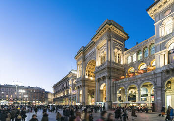 Galleria Vittorio Emanuele II at the Cathedral Square (Doumo) in Milan, Lombardy, Italy, Europe - RHPLF00331