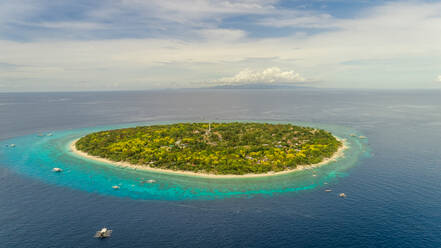 Luftaufnahme der Insel Balicasag, Philippinen. - AAEF02411