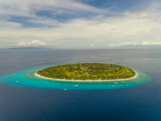Aerial view of Balicasag Island, Philippines. - AAEF02412