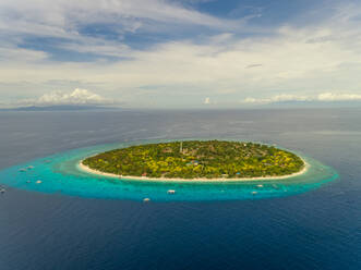 Luftaufnahme der Insel Balicasag, Philippinen. - AAEF02412