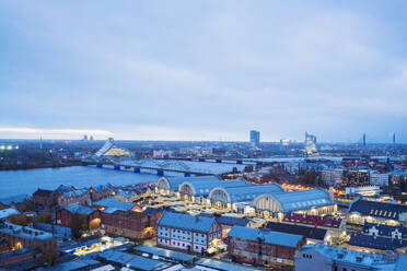 Blick auf die Stadt von oben, Riga, Lettland - TAMF02087