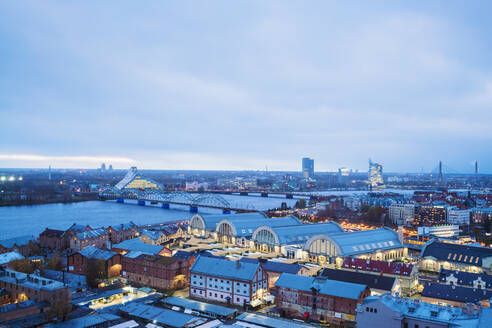 View of the city from above, Riga, Latvia - TAMF02087