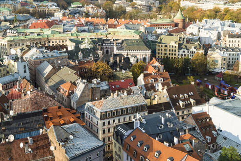 View of the old town of Riga, Latvia - TAMF02093