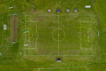 A football field in Gamleby in southeastern Sweden in summer - TAMF02117