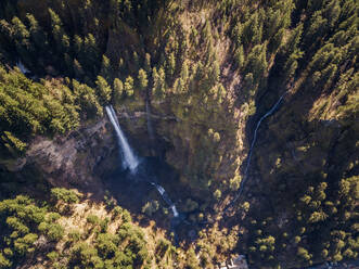 Luftaufnahme der Multnomah Falls in Oregon, USA. - AAEF03088