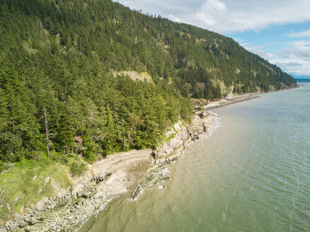 Luftaufnahme von Clayton Beach, Washington, USA. - AAEF03091