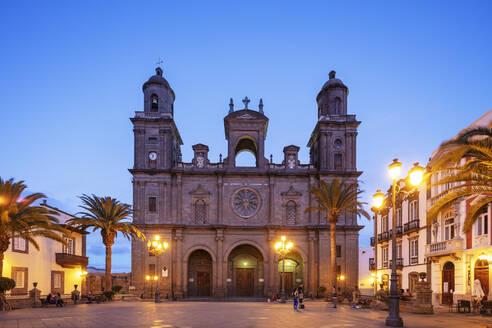 Kathedrale von Santa Ana, Santa Cruz de Gran Canaria, Gran Canaria, Kanarische Inseln, Spanien, Atlantik, Europa - RHPLF00485