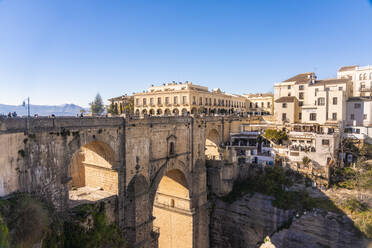 Puente Nuevo Ronda, el Tajo de Ronda, Ronda, Andalusien, Spanien, Europa - RHPLF00586