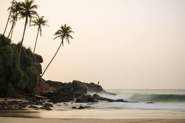 Talalla Beach in der Abenddämmerung, Südküste, Sri Lanka, Asien - RHPLF00689