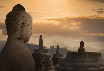 Borobudur Buddhistischer Tempel, UNESCO Weltkulturerbe, Java, Indonesien, Südostasien, Asien - RHPLF00893