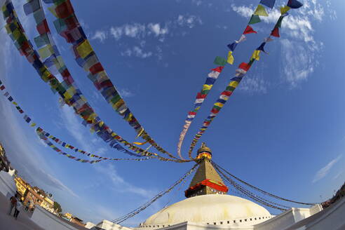 Boudhanath Stupa, UNESCO-Weltkulturerbe, Kathmandu, Nepal, Asien - RHPLF00932