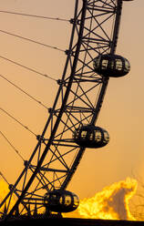 London Eye (Millennium Wheel), South Bank, London, England, Vereinigtes Königreich, Europa - RHPLF01026
