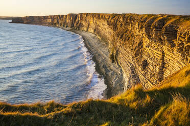 Nash Point, Glamorgan Heritage Coast, Vale of Glamorgan, Wales, UK - RHPLF01041