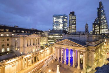 Bank of England and City of London, London, England, United Kingdom, Europe - RHPLF01057