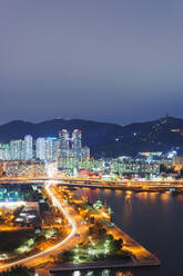 City skyline, Busan, South Korea, Asia - RHPLF01064