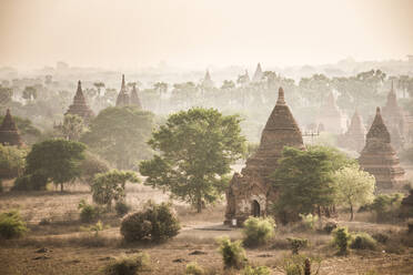 Sonnenaufgang bei den Tempeln von Bagan (Pagan), Myanmar (Burma), Asien - RHPLF01119