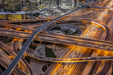 Road Intersection, Dubai, United Arab Emirates, Middle East - RHPLF01283