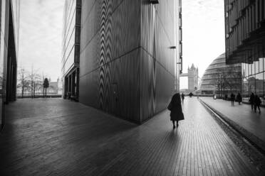 City Hall and Tower Bridge, London, England, United Kingdom, Europe - RHPLF01293