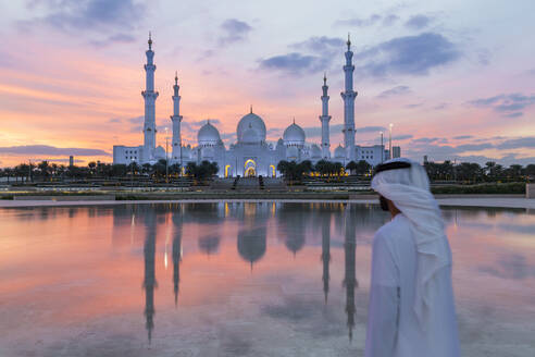 Sheikh Zayed Bin Sultan Al Nahyan Moschee, Abu Dhabi, Vereinigte Arabische Emirate, Naher Osten - RHPLF01308