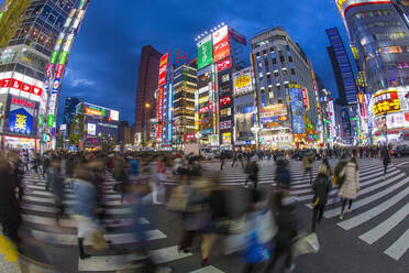 Das Vergnügungsviertel Kabukicho beleuchtet in der Abenddämmerung, Shinjuku, Tokio, Japan, Asien - RHPLF01312