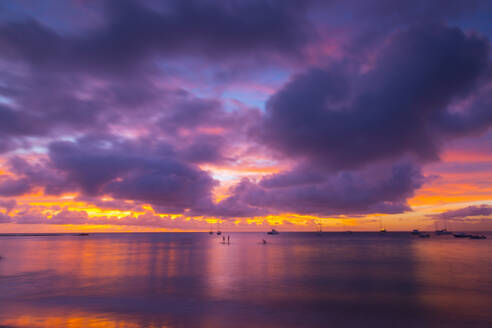 Brownes Beach Sonnenuntergang, St. Michael, Barbados, Westindien, Karibik, Mittelamerika - RHPLF01335