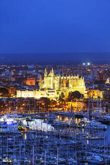 Kathedrale La Seu, Palma de Mallorca, Mallorca, Balearische Inseln, Spanien, Mittelmeer, Europa - RHPLF01565