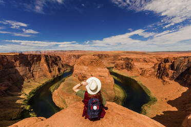 Horseshoe Bend in the Colorado River, Page, Arizona, United States of America, North America - RHPLF01683