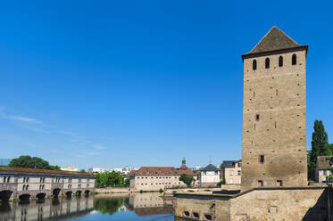 Ponts Couverts über den Ill-Kanal, Straßburg, Elsass, Departement Bas-Rhin, Frankreich, Europa - RHPLF01784